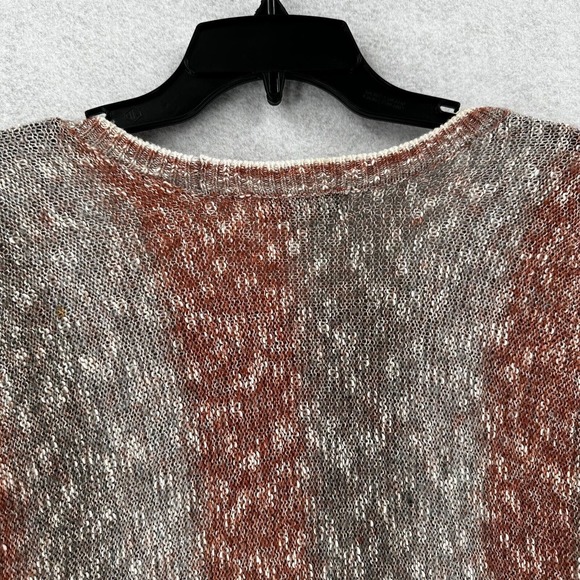 Knox Rose Sweater Women LARGE Long Bell Sleeve‎ Boho Handkerchief Hem Slouchy - Picture 7 of 14